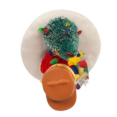 Kurt Adler 4.5-Inch Fabric Mache Peanuts® Charlie Brown with Tree Table Piece