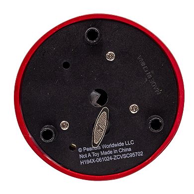 Kurt Adler 100mm Snoopy Fireplace Musical Water Globe