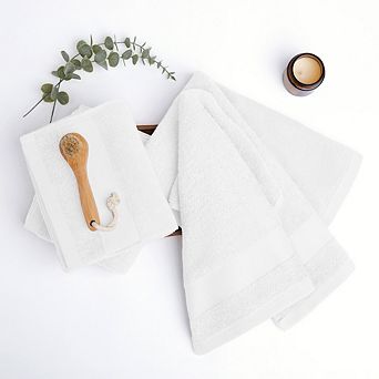 100% Ring Spun Cotton 4 Pack Hand Towel Set