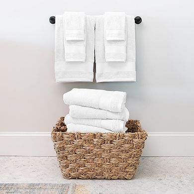 100% Ring Spun Cotton 6 Pack of Towels