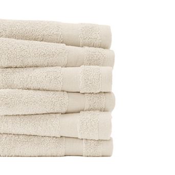 Urban Loft's 100% Ring Spun Cotton Washcloth 6 pc Towel Set