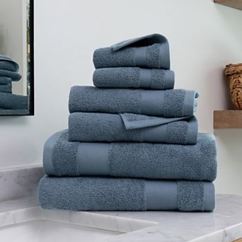 100% Ring Spun Cotton 6 Pack of Towels