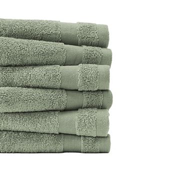 Urban Loft's 100% Ring Spun Cotton Washcloth 6 pc Towel Set