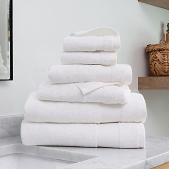 100% Ring Spun Cotton 6 Pack of Towels