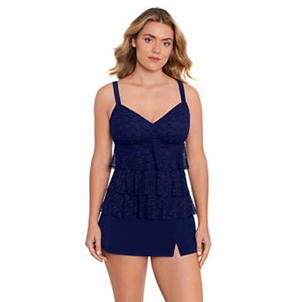 Women's Bal Harbour Triple Tier Tankini Swim Top