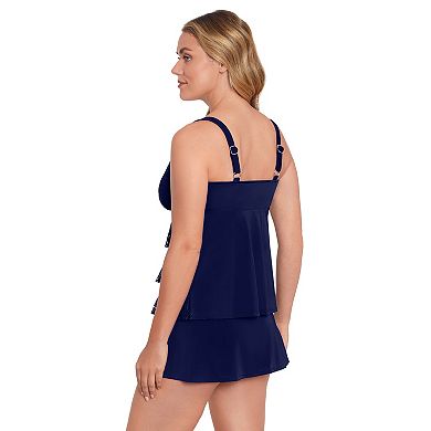 Women's Bal Harbour Triple Tier Tankini Swim Top