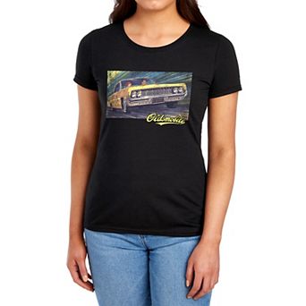 Juniors' Trevco Oldsmobile Coupe Graphic Tee