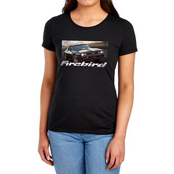 Juniors' Trevco Pontiac Firebird 76 Graphic Tee
