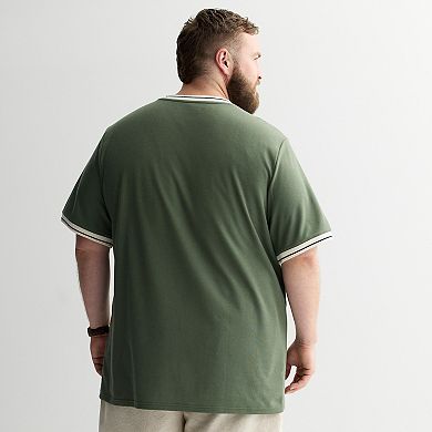 Big & Tall Sonoma Goods For Life® Tipped Fashion Tee