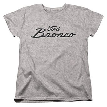 Juniors' Trevco Bronco Logo Graphic Tee