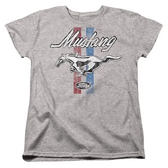 Juniors' Trevco Ford Mustang Graphic Tee