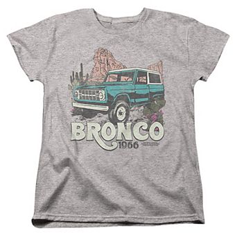 Juniors' Bioworld Bronco 1966 Graphic Tee