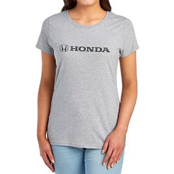 Juniors' Trevco Honda Distressed Horizontal Logo Graphic Tee