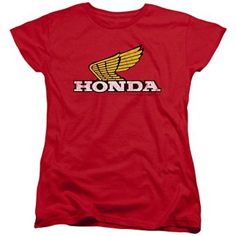Juniors' Trevco Honda Wing Logo Graphic Tee