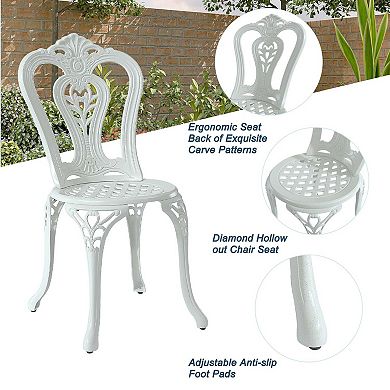 Clihome 3pcs Patio Bistro Dining Set