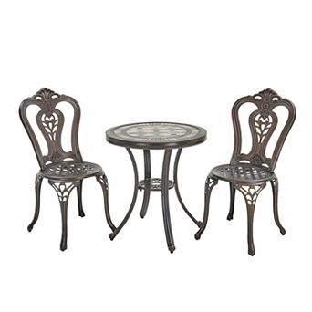 Clihome 3 pc Patio Bistro Dining Set