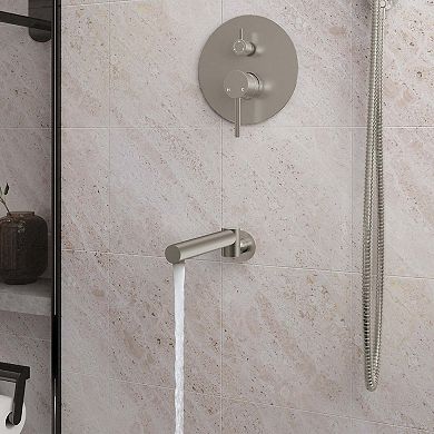 Clihome 10in Shower Faucets Sets Complete with Swivel Tub Spout