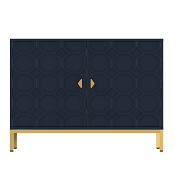 Clihome Two Door Glossy Media Storage Sideboard Buffet