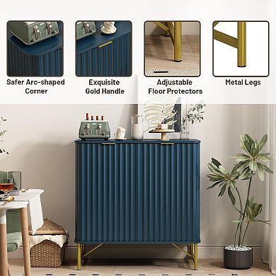 Clihome Modern Storage Cabinet Sideboard with 2 Doors