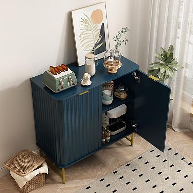 Clihome Modern Storage Cabinet Sideboard with 2 Doors