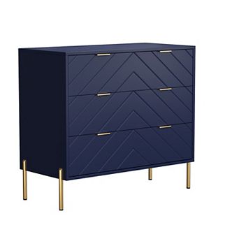Clihome Dresser for Bedroom with 3 Drawers