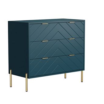 Clihome Dresser for Bedroom with 3 Drawers