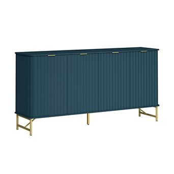 Clihome Modern Sideboard with 4 Doors