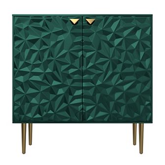 Clihome 2 Door Locker Storage Accent Cabinet Sideboard