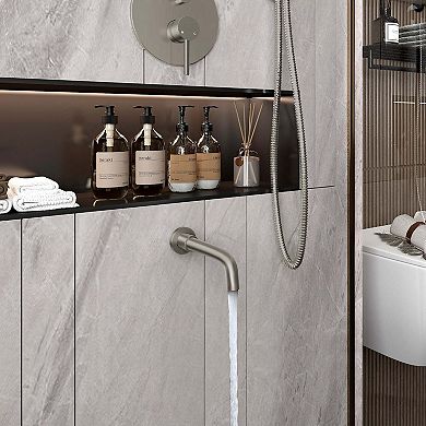 Clihome 10in Shower System Set with Tub Spout Rainfall Shower Head System