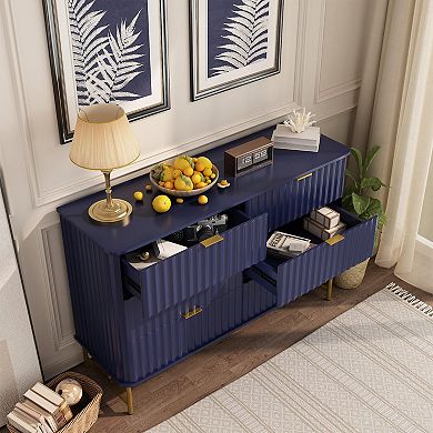 Clihome Dresser for Bedroom with 6 Drawers