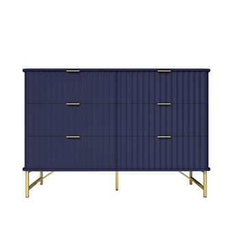 Clihome Dresser for Bedroom with 6 Drawers