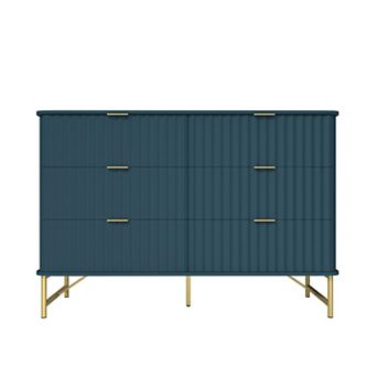 Clihome Dresser for Bedroom with 6 Drawers