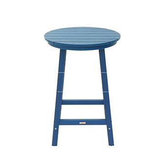 Round Bistro Table Outdoor High Top Bar Table