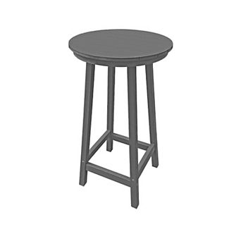 Round Bistro Table Outdoor High Top Bar Table