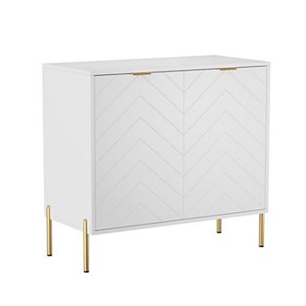 Clihome Storage Cabinet Sideboard with 2 Doors