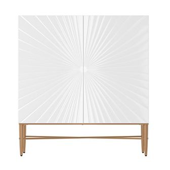 Clihome 2-Door Vintage Storage Accent Sideboard