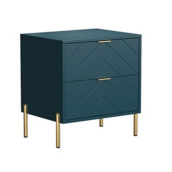 Clihome Nightstand with 2 Drawers