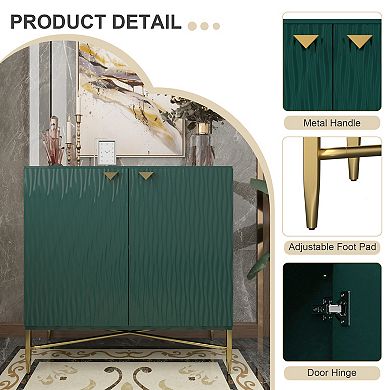 Clihome 32 Inch 2 Door Storage Sideboard