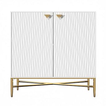 Clihome 32 Inch 2 Door Storage Sideboard