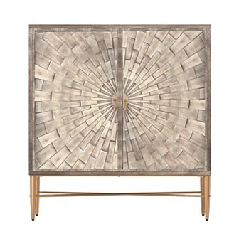 Clihome 2-Door Vintage Accent Wood Buffet Storage Sideboard