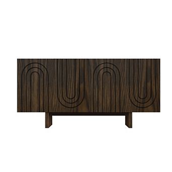 Clihome Modern Buffet Accent Storage Sideboard