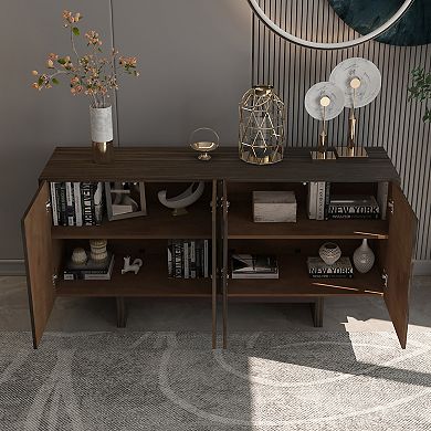 Clihome Modern Buffet Accent Storage Sideboard