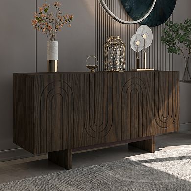 Clihome Modern Buffet Accent Storage Sideboard