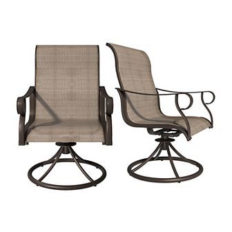 Clihome Swivel Chair with Sturdy and Stylish Frame