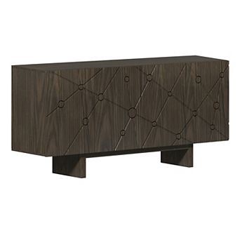 Clihome Modern MDF 4-Door Storage Sideboard