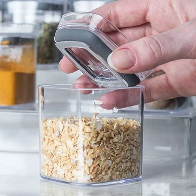 OU Spice Rack Organizer, 13pc 5oz Spice Containers 3 Tier Clear Spice Holder and Seasoning Organizer