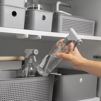 OU Reusable Cleaning Spray Bottle - 16 oz, Adjustable Nozzle & Safety Lock, Multipurpose Cleaning