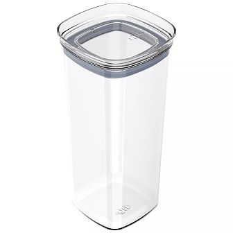 OU Airtight Food Storage Container, BPA Free Clear Plastic Storage Container with Leak Proof Lid