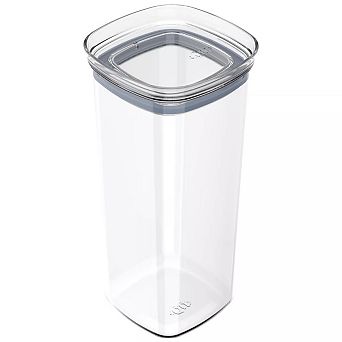 OU Airtight Food Storage Container, BPA Free Clear Plastic Storage Container with Leak Proof Lid