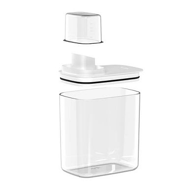 OU 50oz Laundry Detergent Dispenser w Measuring Cap, Liquid Laundry Soap Dispenser w Drip Return Lid